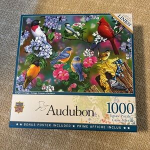 1000 piece puzzle – by Master Pieces-beautiful Audubon artwork of songbirds